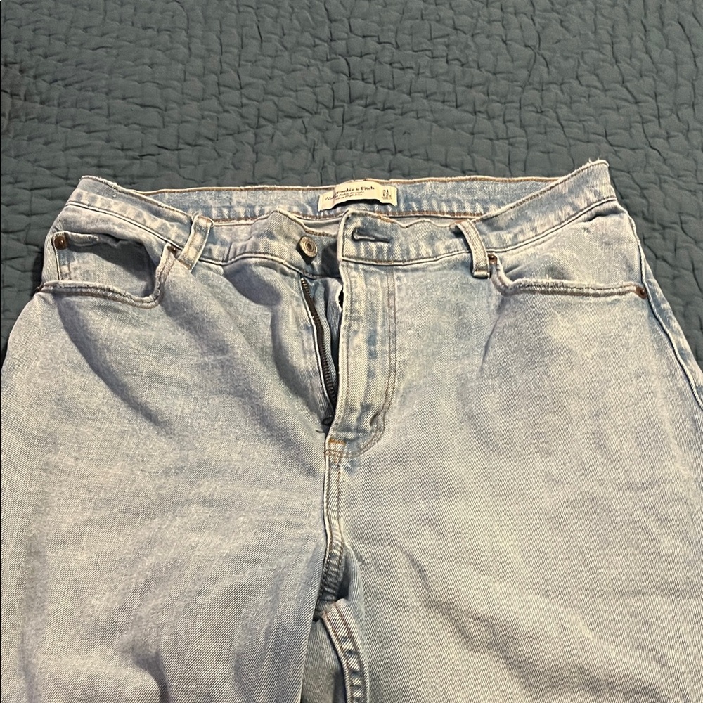 AF ankle straight ultra high rise, curve love light Blue Denim Jeans